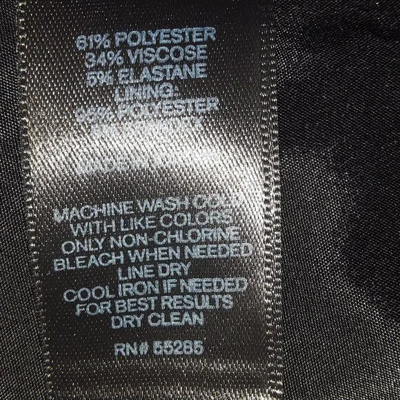 Vintage Express SZ 8 Silver Gray Birdseye Print Blazer Skirt & Jacket Suit Set - Picture 8 of 12